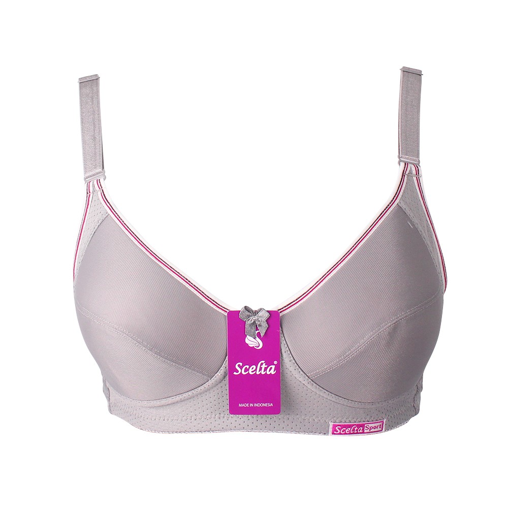 Scelta - Bra Olahraga Tanpa Kawat Bh Mama Sport Busa Tipis Scnc S 049