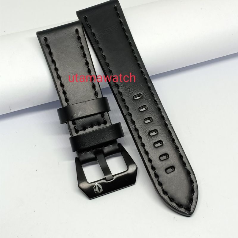 Tali jam Expdition hitam  coklat  24 dan 22 mm strap tali jam kulit Expedition