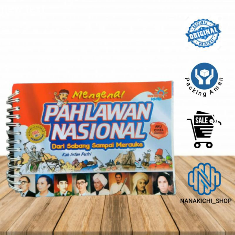 Jual BUKU ANAK/ MENGENAL PAHLAWAN NASIONAL DARI SABANG SAMPAI MERAUKE ...