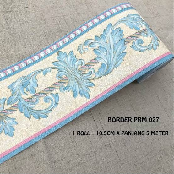 WALLPAPER BORDER STICKER PREMIUM PRM 006 025 026 027 UK 10.5CM X 5 METER WALLSTICKER BORDER