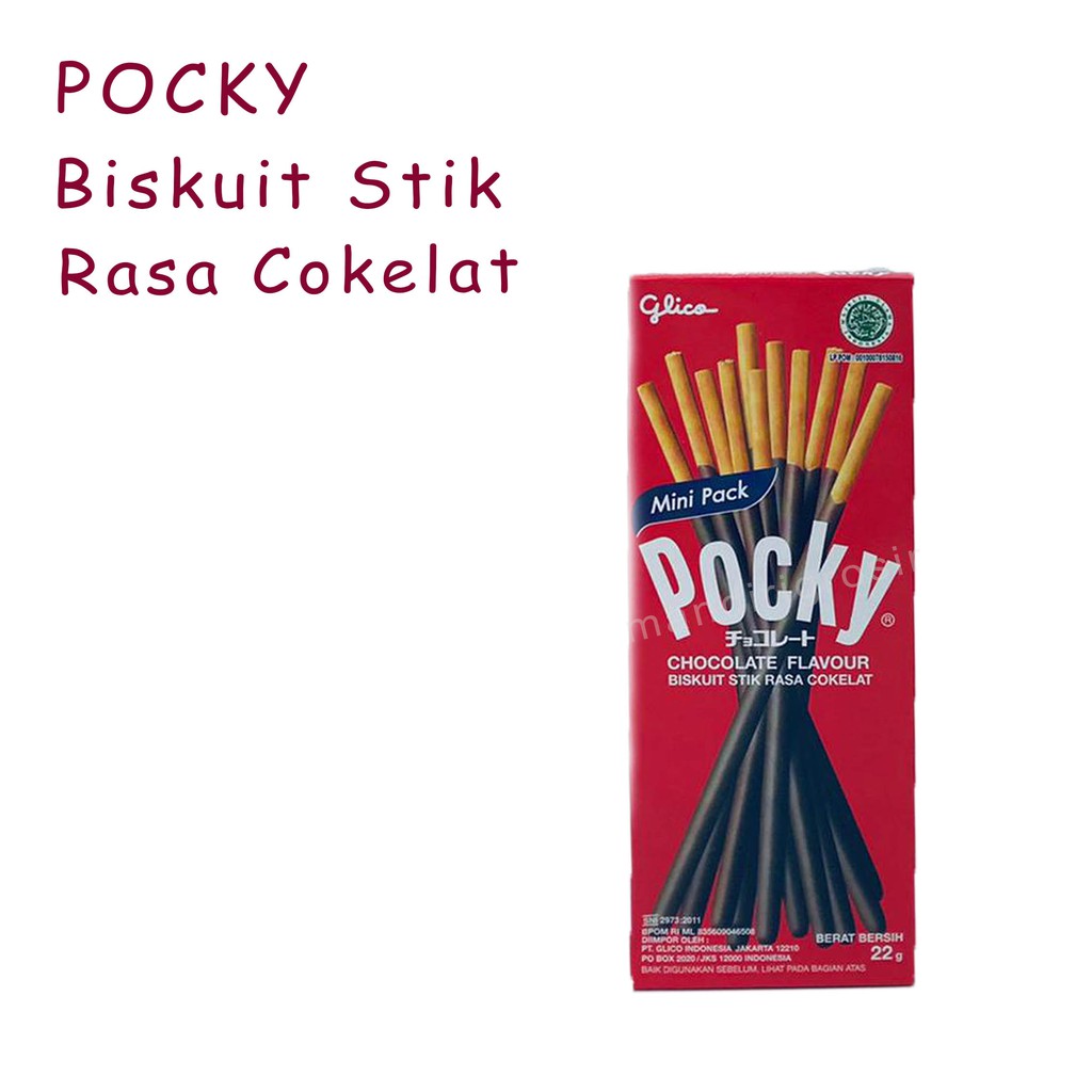 CHOCOLATE FLAVOUR *POCKY * BISKUIT STIK RASA COKELAT * 22g