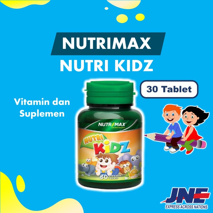 nutrimax nutri kidz 30 ( tablet kunyah )