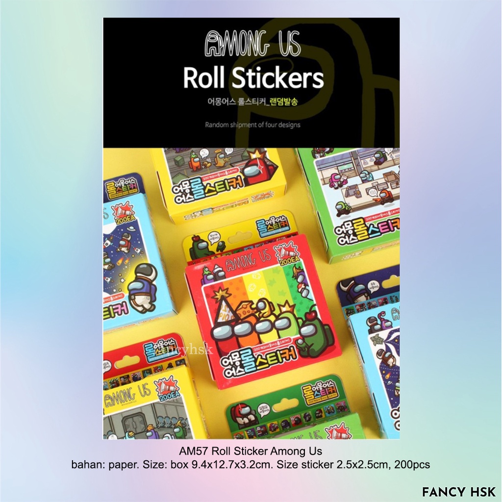 

ORI KOREA ROLL STICKER AMONG US AM57