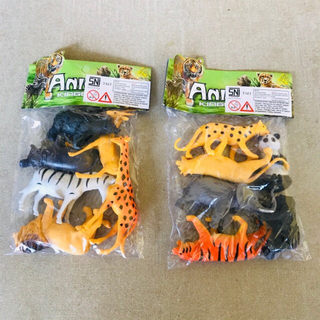 Jual Mainan Binatang / Hewan Karet Isi 6 | Shopee Indonesia