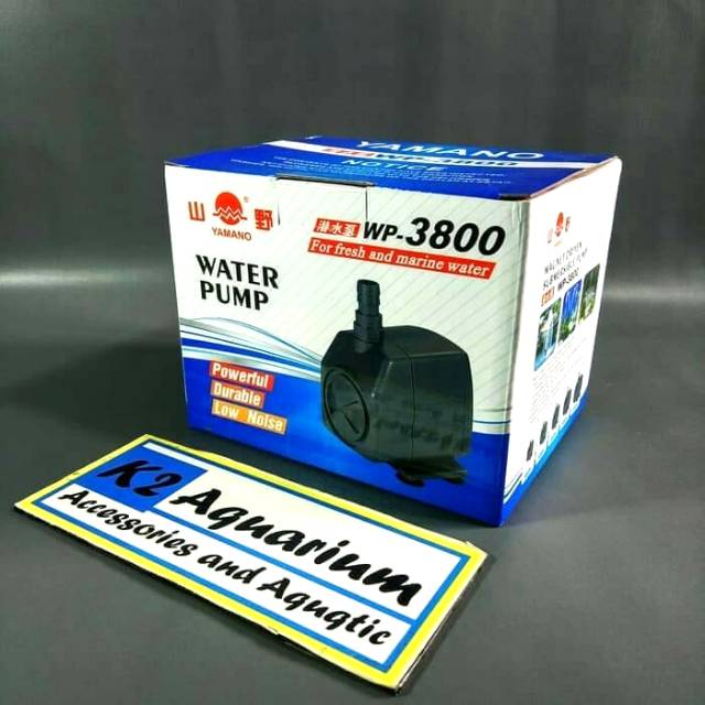Yamano wp 3800 pompa celup air kolam aquarium yamano 3800 hidroponik