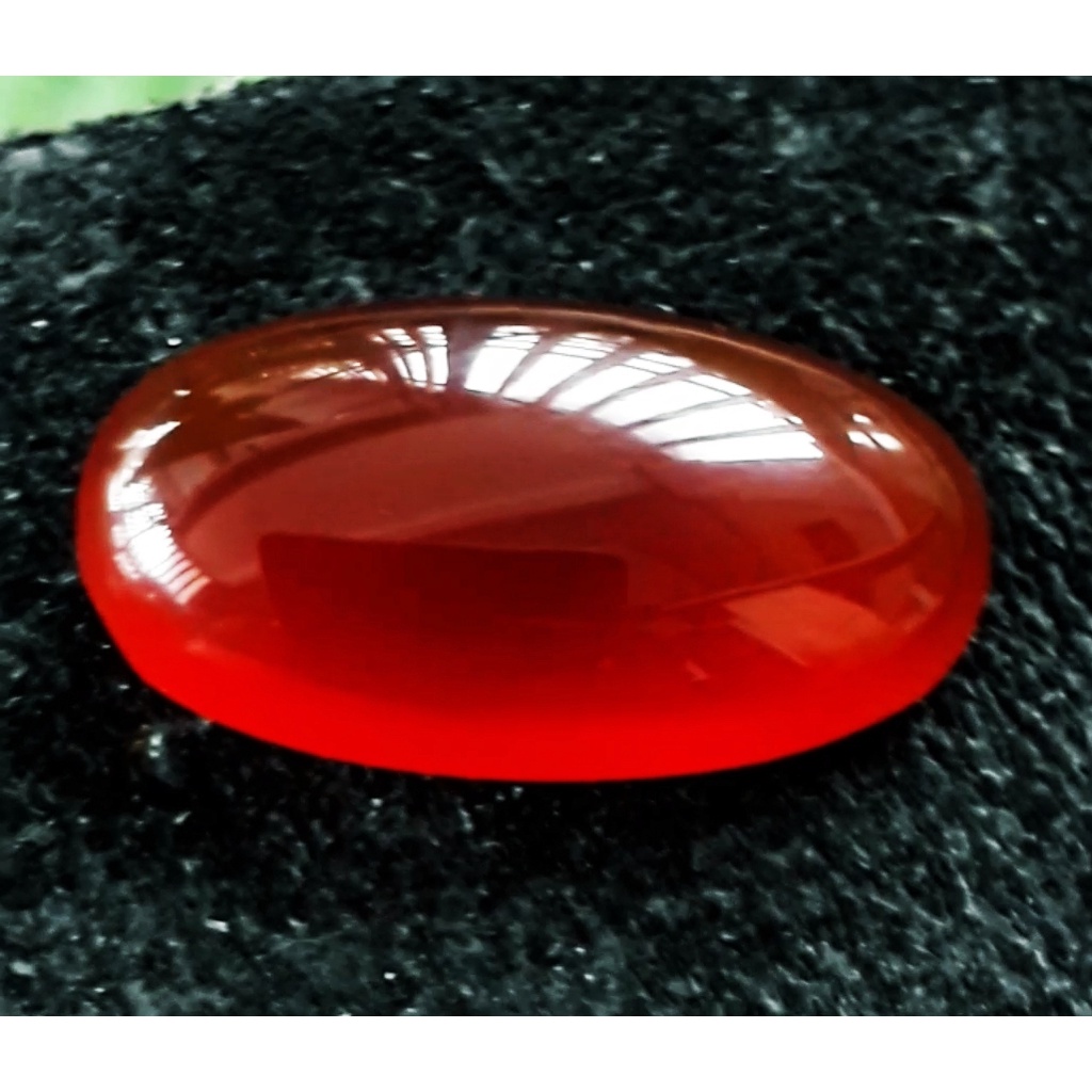 Natural CEMPAKA MERAH ACEH super batu akik size kantoran jumbo 21,5mm