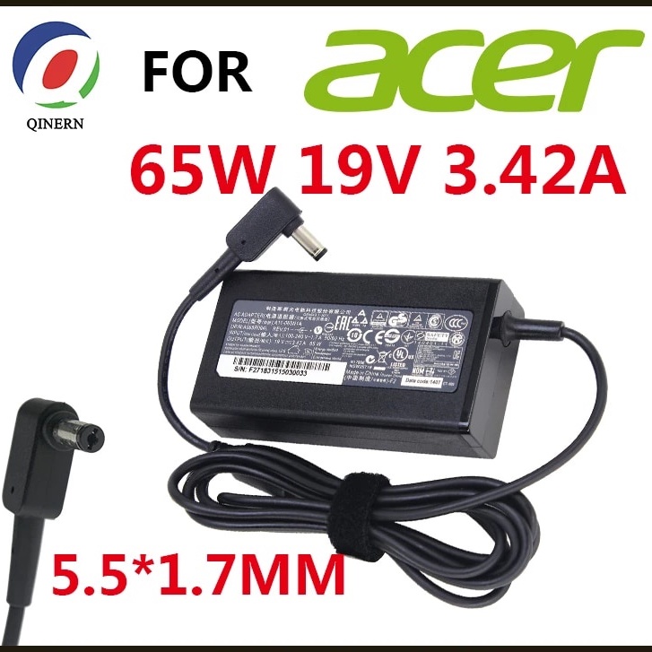 65W Ac Adapter/Laptop Charger Acer Aspire 5 A515 A515-43 A515-51 :A515-43-R19L A515-51-58HD A515-51G-84SN A515-51-3509 A515-52-78MD A515-51G-53V6 A515-43-R5RE