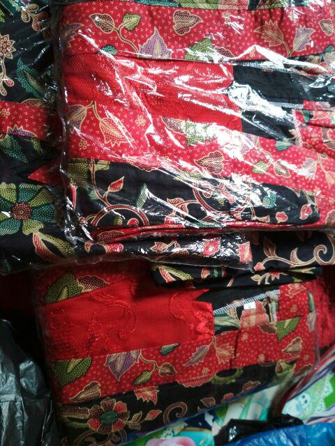 Qnunbatik Batik Keluarga/family Gamis Muslim Krisdayanti (kd) Gentong Hitam