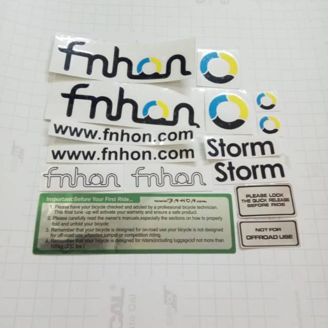 stiker sepeda fnhon storm