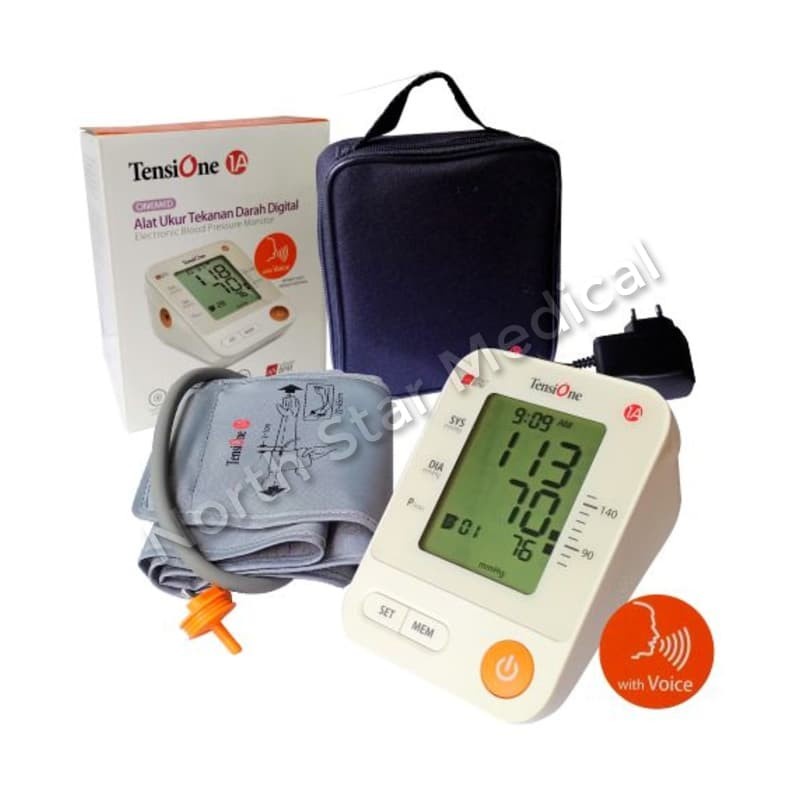 Tensimeter Digital TensiOne 1A + Suara [Tensimeter canggih]
