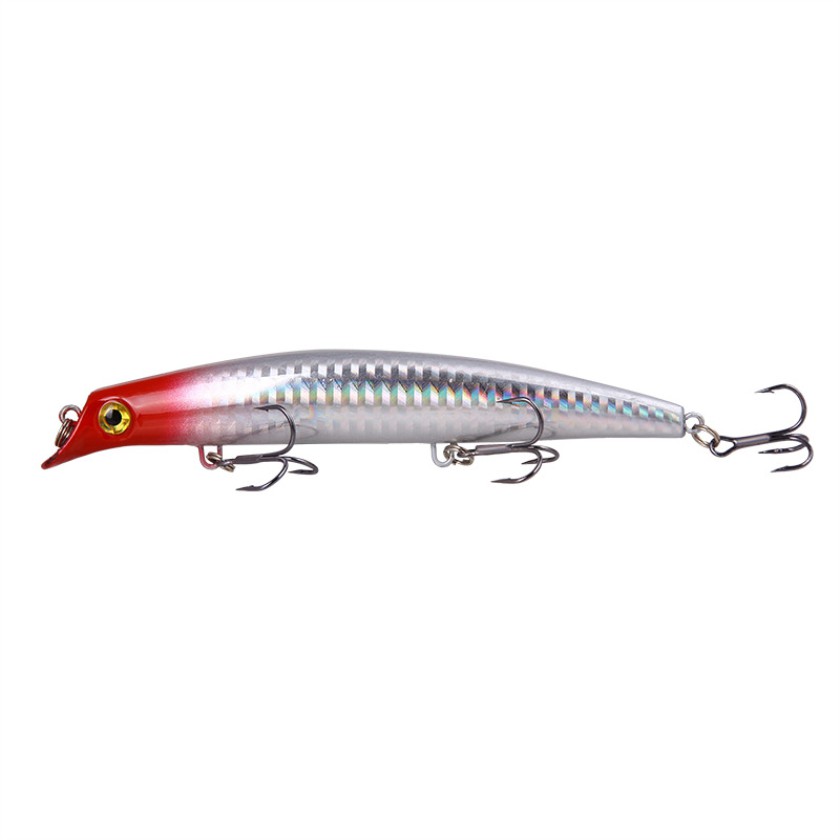 1Pc Popper Umpan Bentuk Ikan Kecil 12.5cm / 14g Untuk Memancing Ikan Bass Fishing Lure Bait Floating