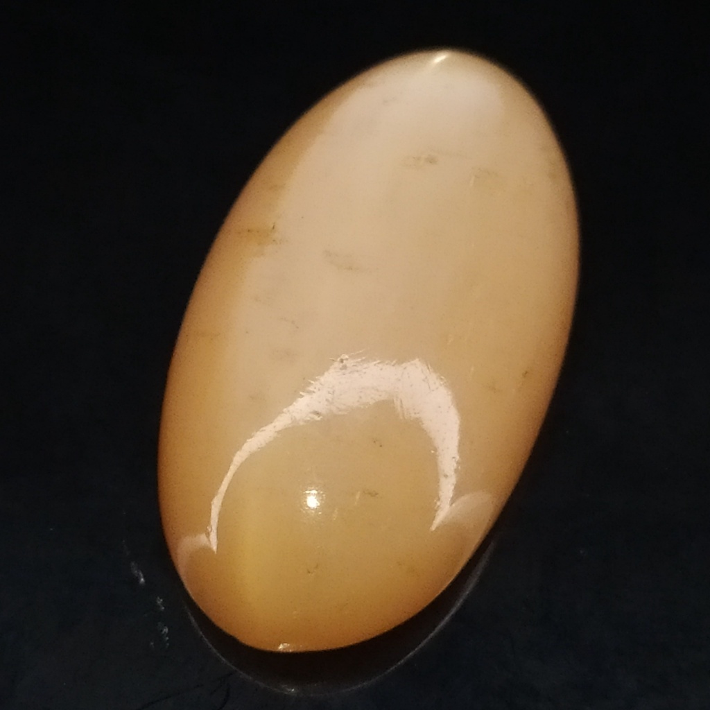 Natural Peach Moonstone Cat Eye Biduri Bulan Gemstone MC02162