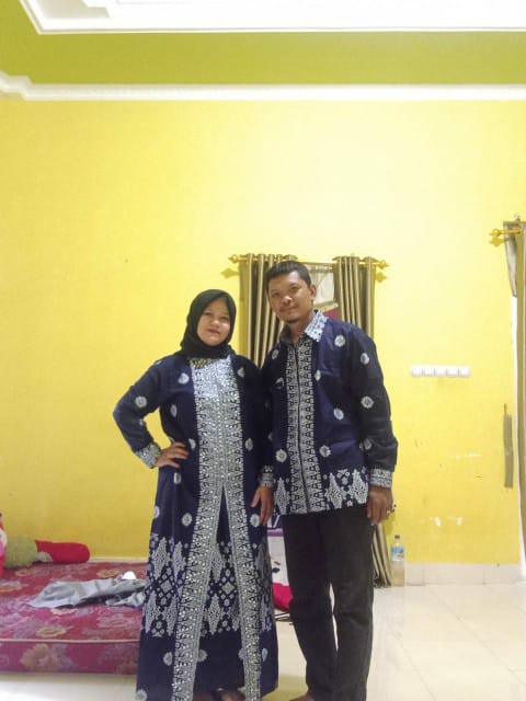 Gamis Motif Batik Songket Palembang