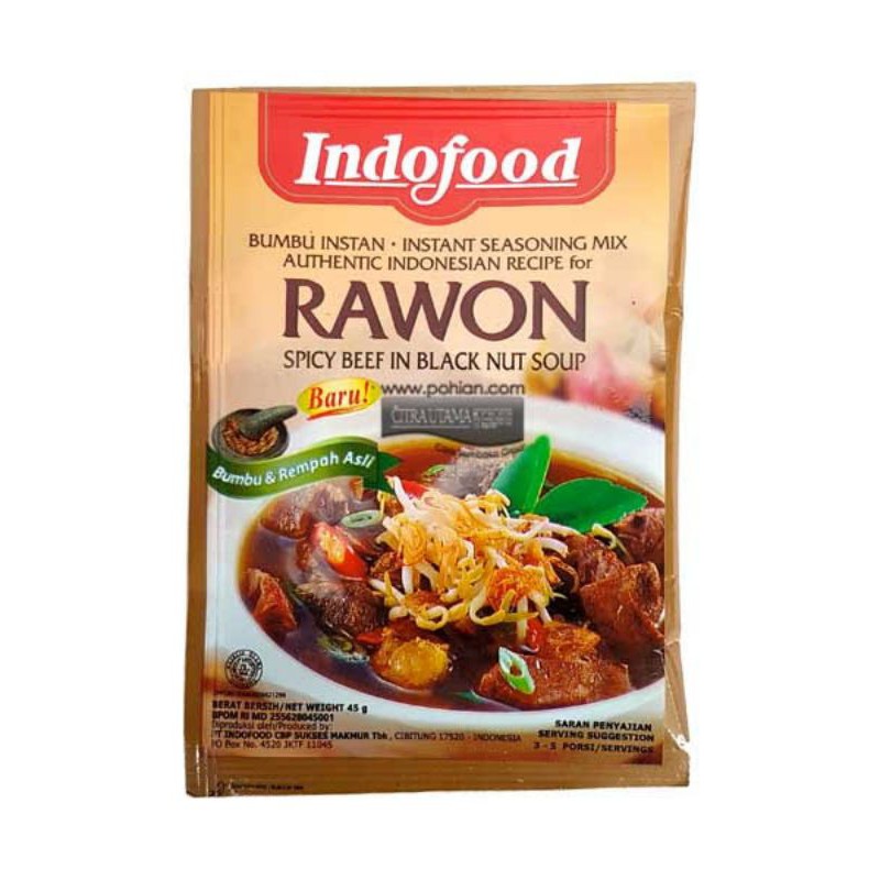 

indofood bumbu masak instan rawon 45gr