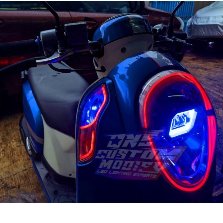 SALEE.. LAMPU LED ALIS SCOOPY FI BONUS ALIS SEIN & DEVIL EYES LAMPU SENJA LAMPU LED LAMPU LIS LAMPU 