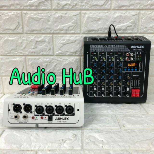 MIXER AUDIO ASHLEY MIX 400 MIXER ASHLEY MIX400 4 CHANNEL ORIGINAL