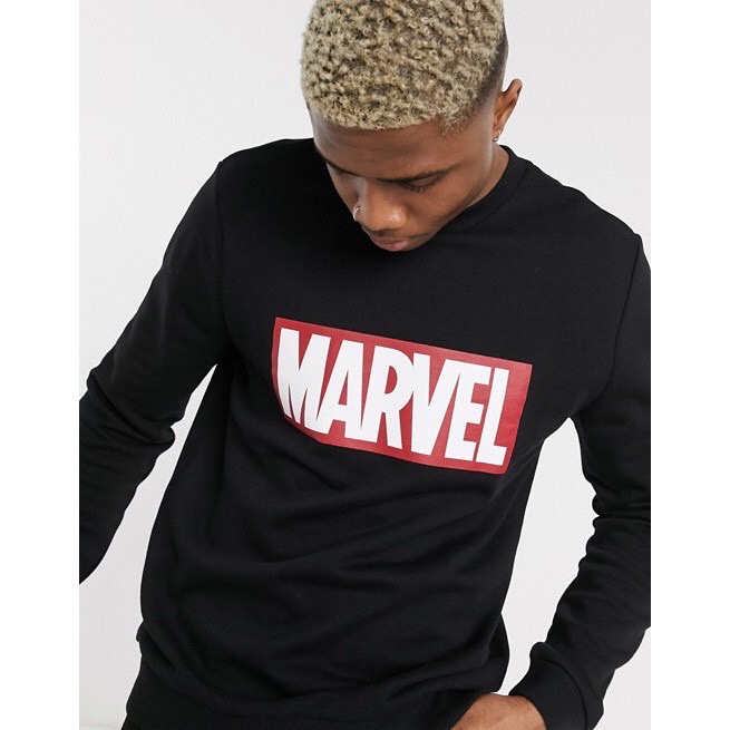 CREWNECK MARVEL CREAM - SWEATSHIRT H&amp;M FULLTAG PREMIUM ORIGINAL