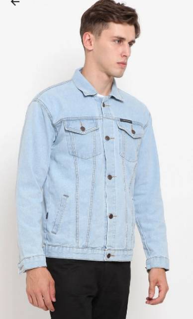 JAKET JUMBO JEANS PRIA XXL-XXXL OVER SIZE JUMBO