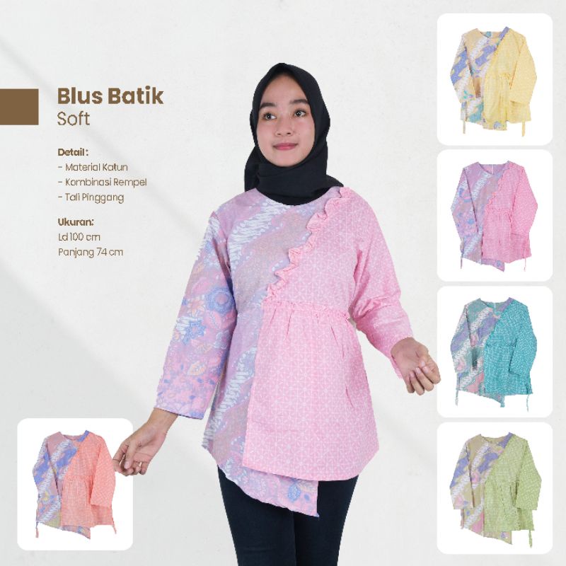 Blus Batik Soft Tali - NairaBatik