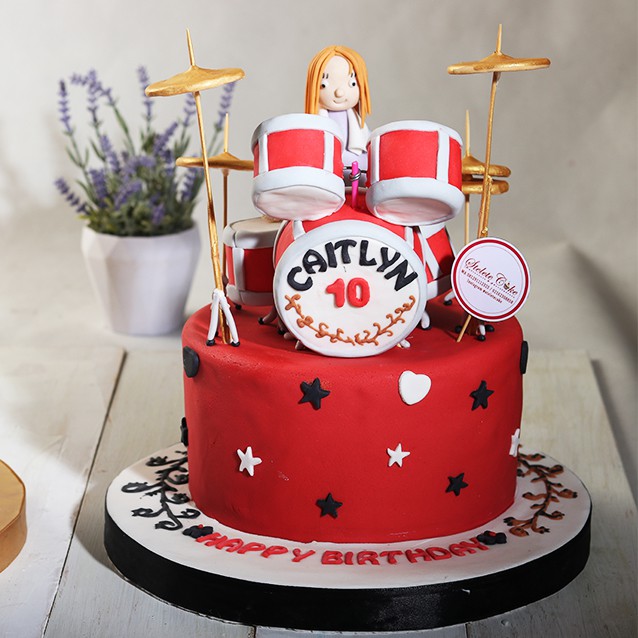 

Kue Ulang Tahun tema Drummer / Diameter 20 cm / MOHON BACA KETERANGAN