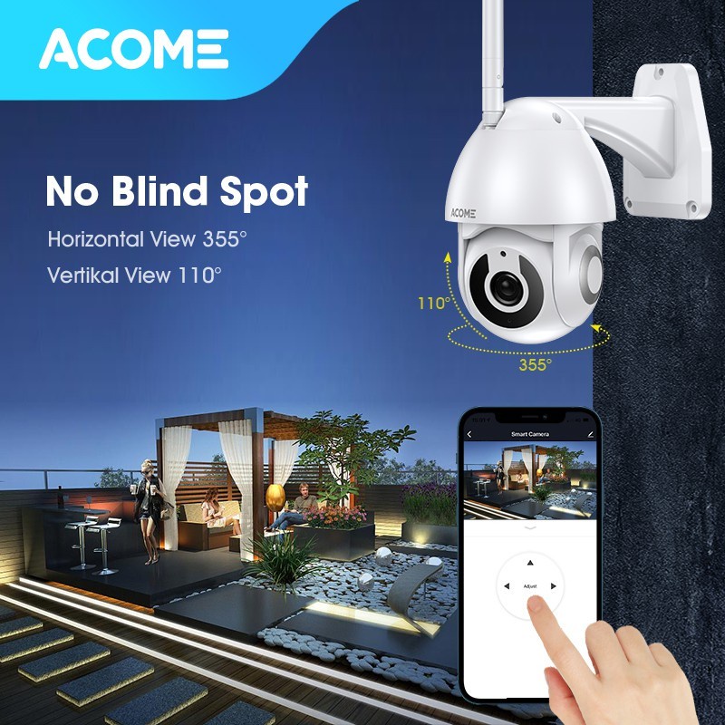 CAMERA CCTV ACOME IOT APC02 1080P 2 ARAH 2 TALK WAY NO BLIND SPOT