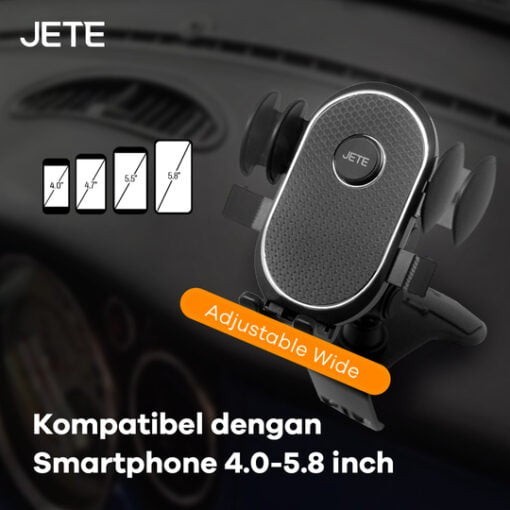 Holder HP Mobil Kaca Depan/Dashboard 360 Derajat - Universal JETE H1C