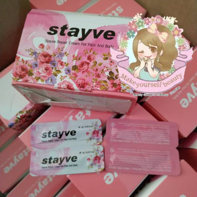 Stayve After Care & Repair Cream untuk BB Glow / Sulam ( Alis & Bibir )