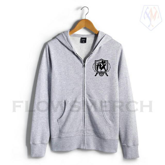 Zipper Hoodie Dangan Ronpa Rebirth School Logo Shopee Indonesia - new real hoodie b w monokuma danganronpa new roblox