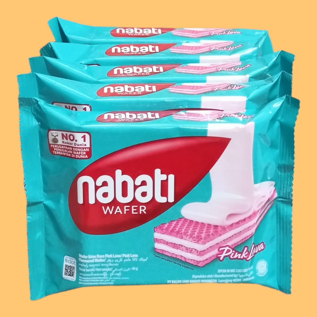 

Nabati Pink Lava Wafer 46gr [5 pcs]