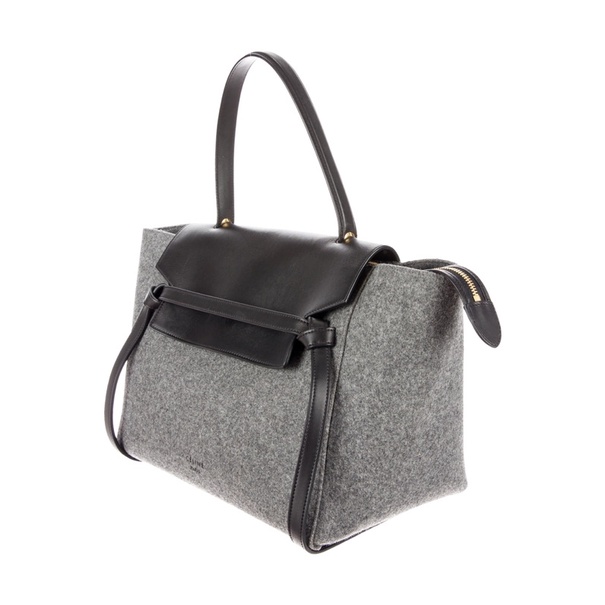 CÉLINE Felt Belt Hand Bag Leather 187001447 | Preloved Branded Bag Women Celine