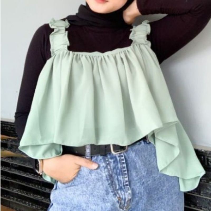 Vest Luaran Tanktop Layer / Tanktop Wanita - Ladyshoes_Collections