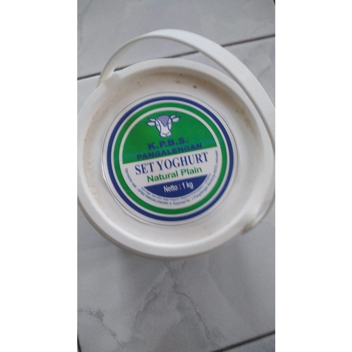 

Yoghurt Murni Tawar KPBS Pangalengan, SET YOGHURT 1 Kg