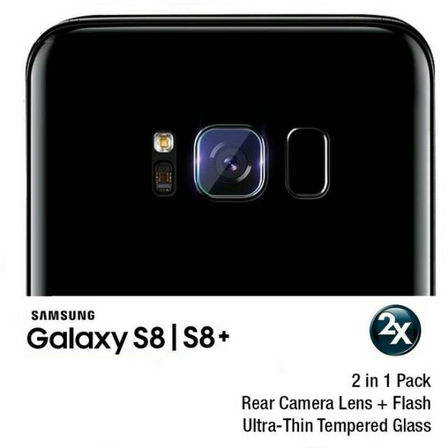 Lens dan Flash Heart Rate protektor temperedglass pelindung lensa dan flash samsung S8/ S8+