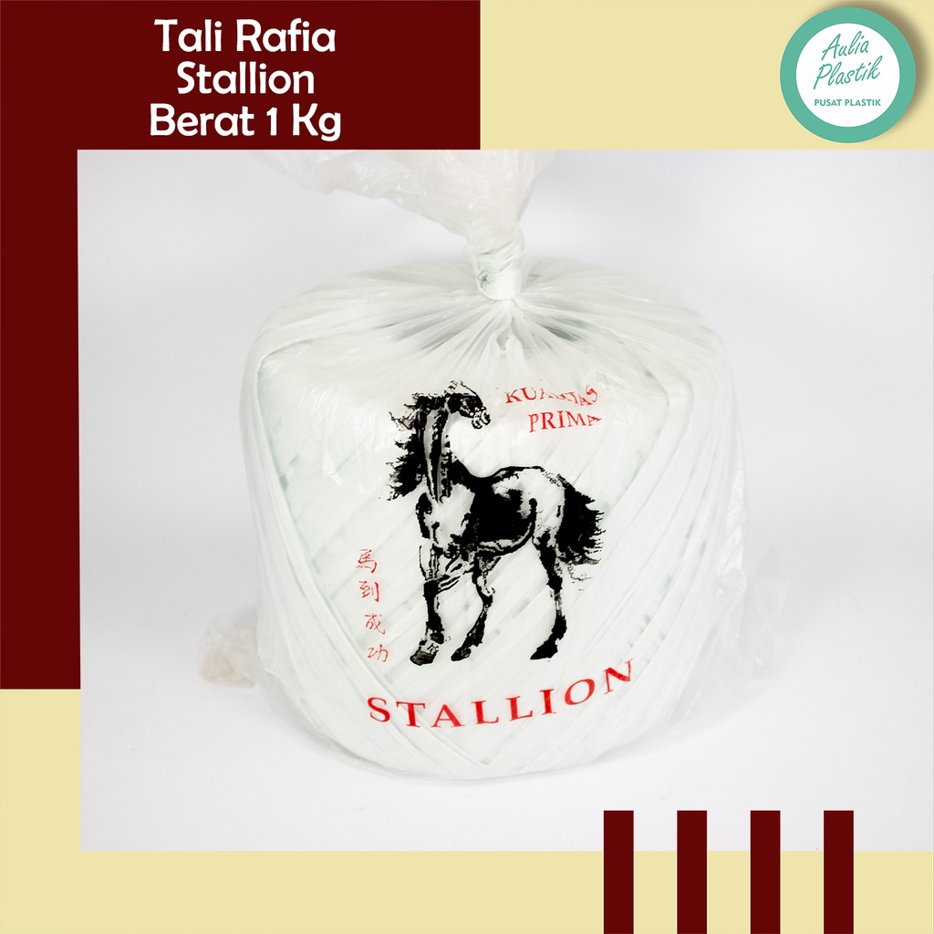 

Tali Rafia Stallion 1 KG Putih Kualitas Prima Cap Kuda