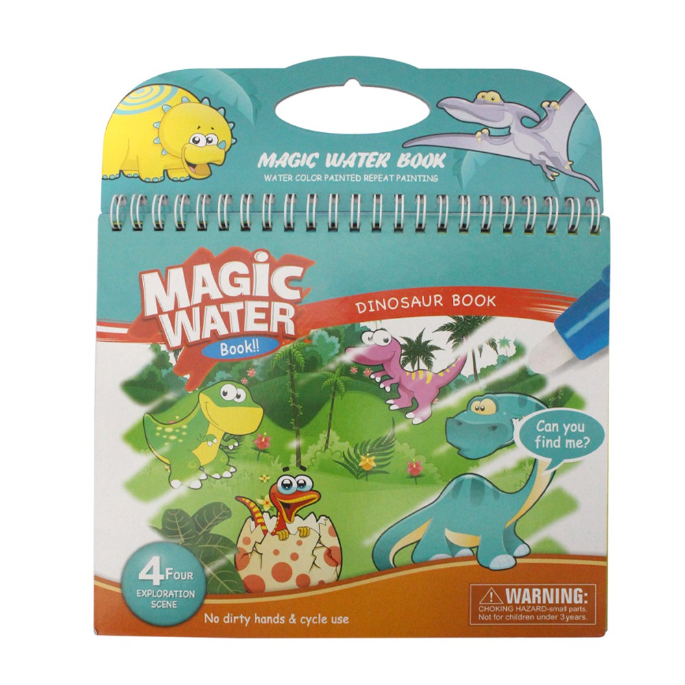 Mainan anak buku mewarnai MAGIC WATER BOOK BUKU CAT AIR