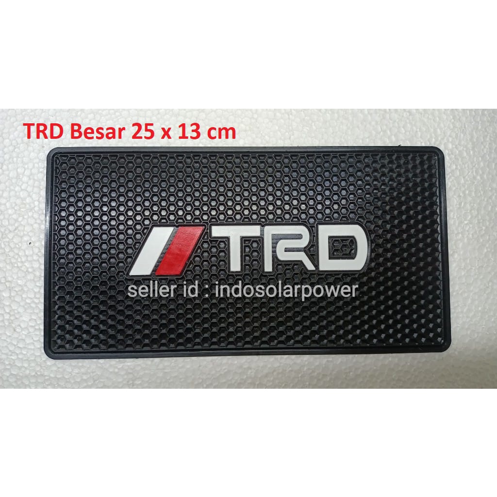 Dashmat anti slip TRD Toyota Racing Development Fortuner Avanza Rush Agya Yaris All new