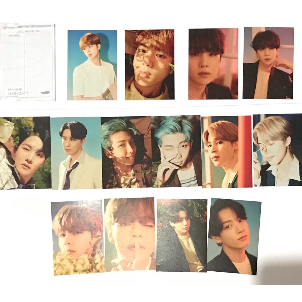 [READY STOCK] SHARING BTS Photocard Set HYBE INSIGHT