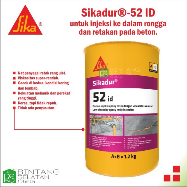 Sika Sikadur 52 ID Injeksi ke dalam rongga dan retakan pada beton