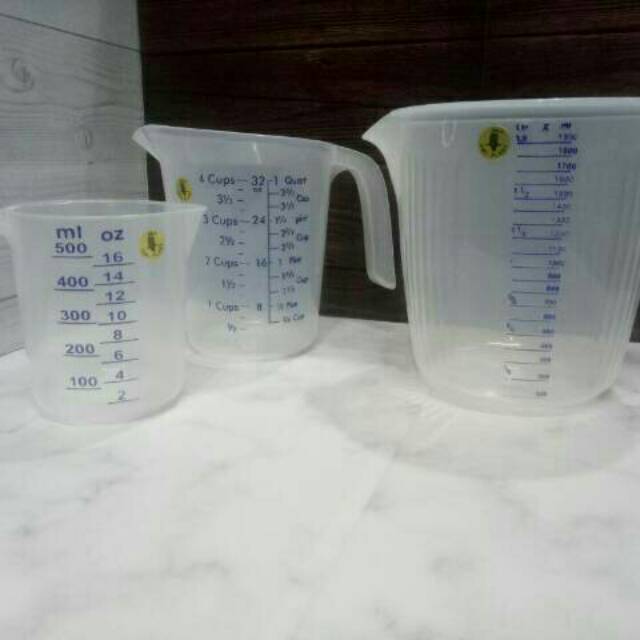 Gelas Takaran Air 500 1000 Dan 2000ml Owl Shopee Indonesia