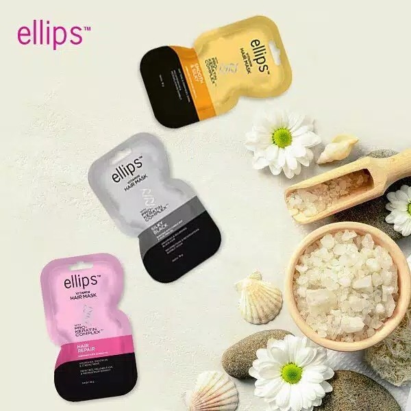 ELLIPS Hair Mask / Pro Keratin Complex  - Masker Rambut Sachet Original BPOM