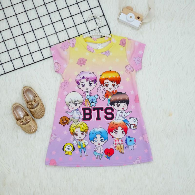 DRESS ANAK BTS YC