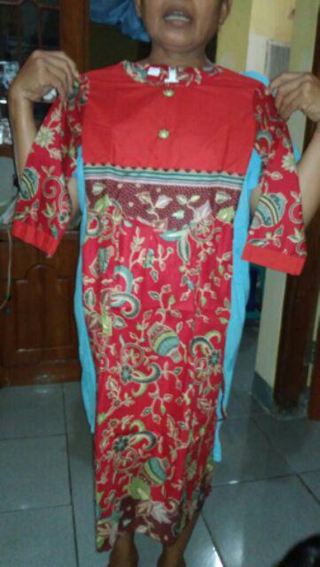 Sarimbit Batik Aziza Gentong Merah Batik Keluarga Seragam Batik Kantor Couple Batik Anak Gamis