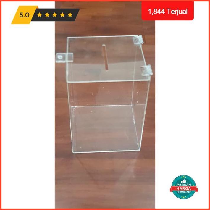 

Tempat Kopenyimpanan Akrilik Kotak Amal / Acrylic / Akrilik Box / Kotak Amal / Kotak Saran Exclusive