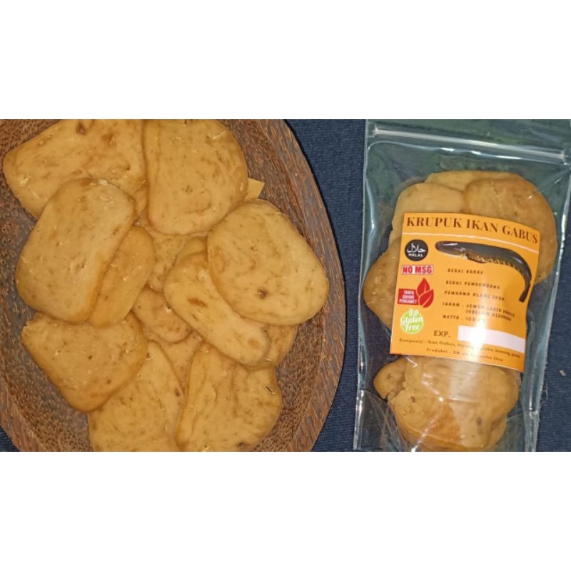 

Krupuk Ikan Gabus Gluten Free 100 gr