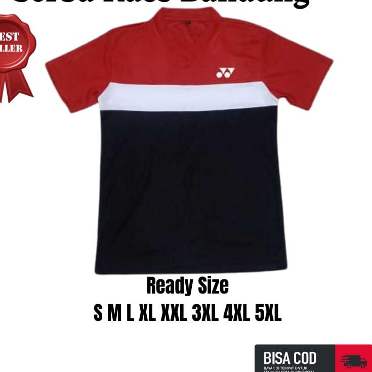 Jersey Badminton Jersy Set Baju Kaos Atasan Lengan Tangan Pendek Olahraga Tim Team Badminton Bulutan