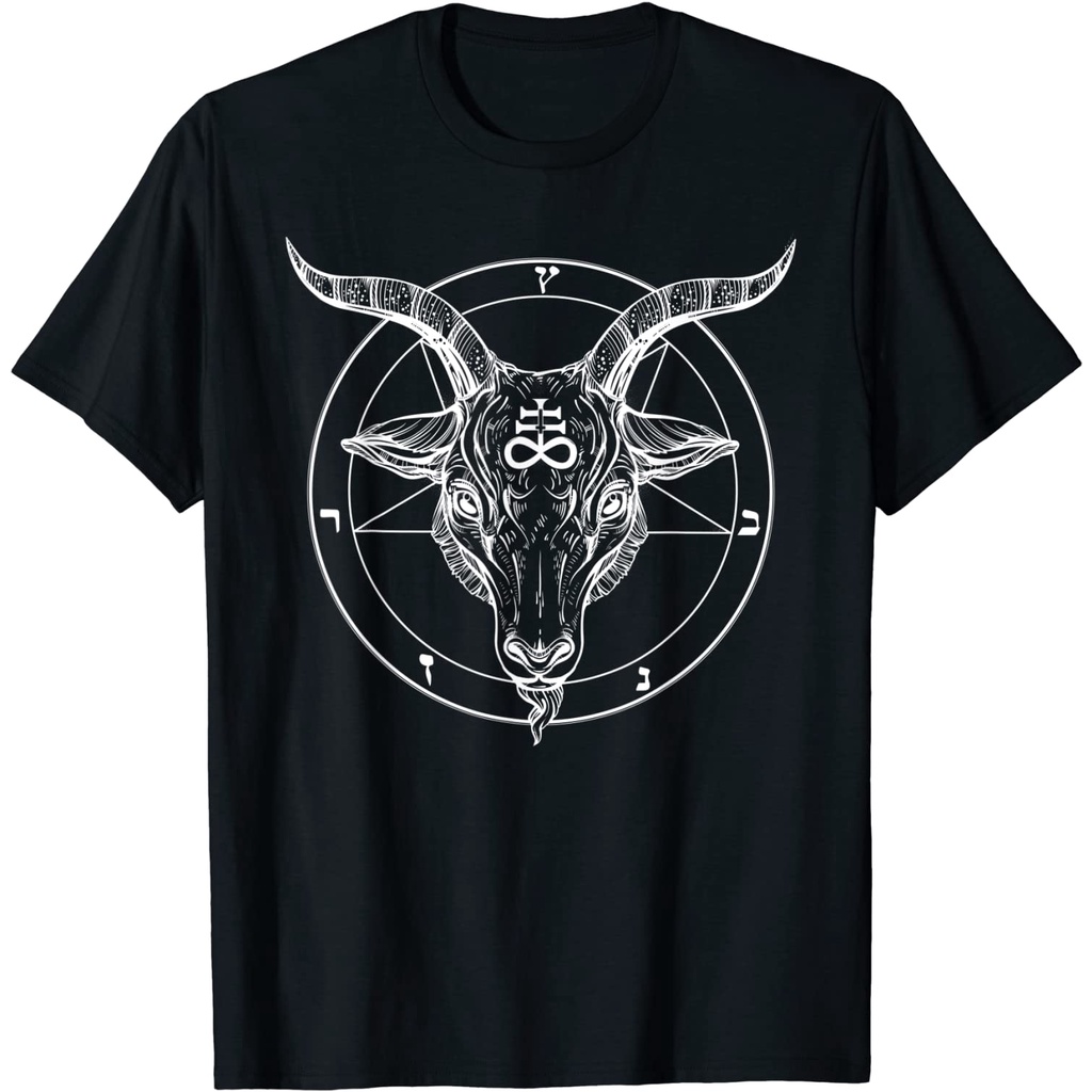 Baju Kaos Baphomet Satanist Goat Tee - Stay Weird