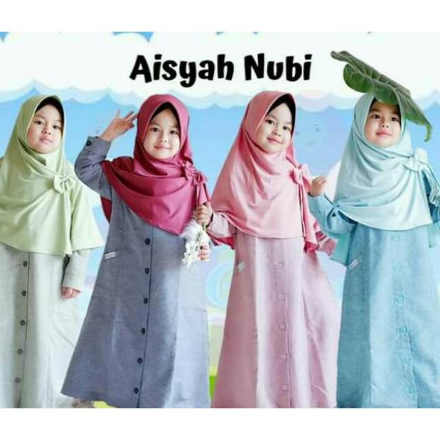 Gamis Aisyah KIDS Nubintang