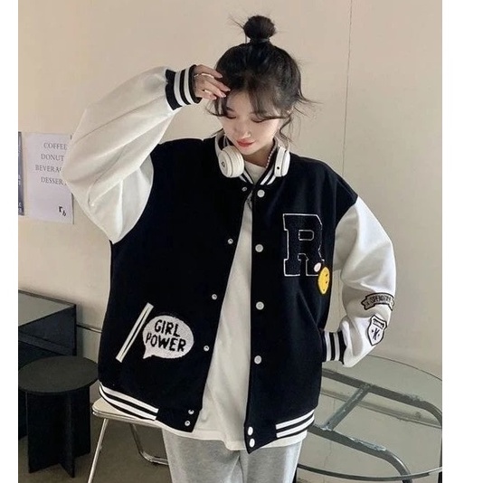 R Baseball - Jaket Baseball Unisex Terbaru - Clothing