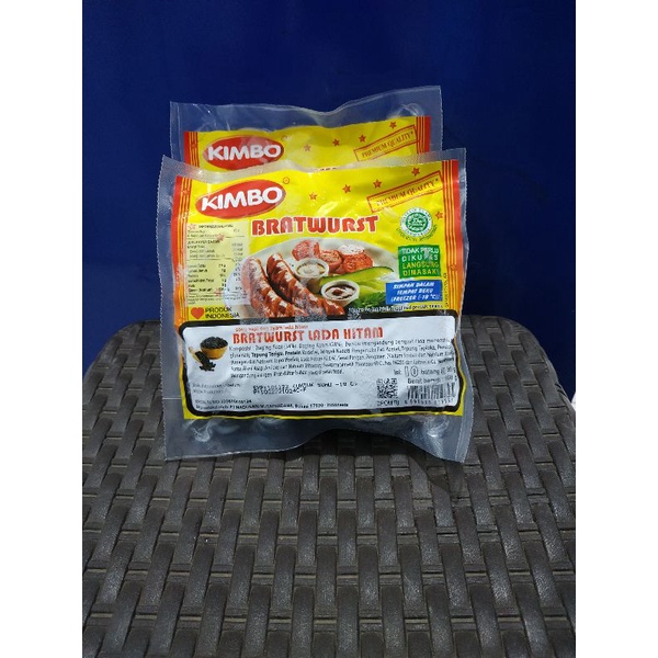 

Kimbo Bratwurst Lada Hitam 500gr