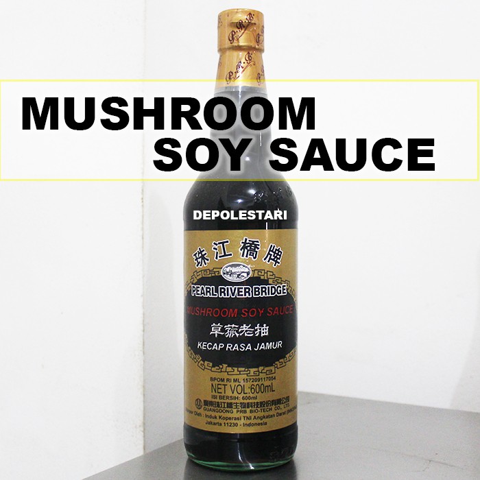 

Kecap Asin Jamur (Mushroom Soy Sauce) 600ml